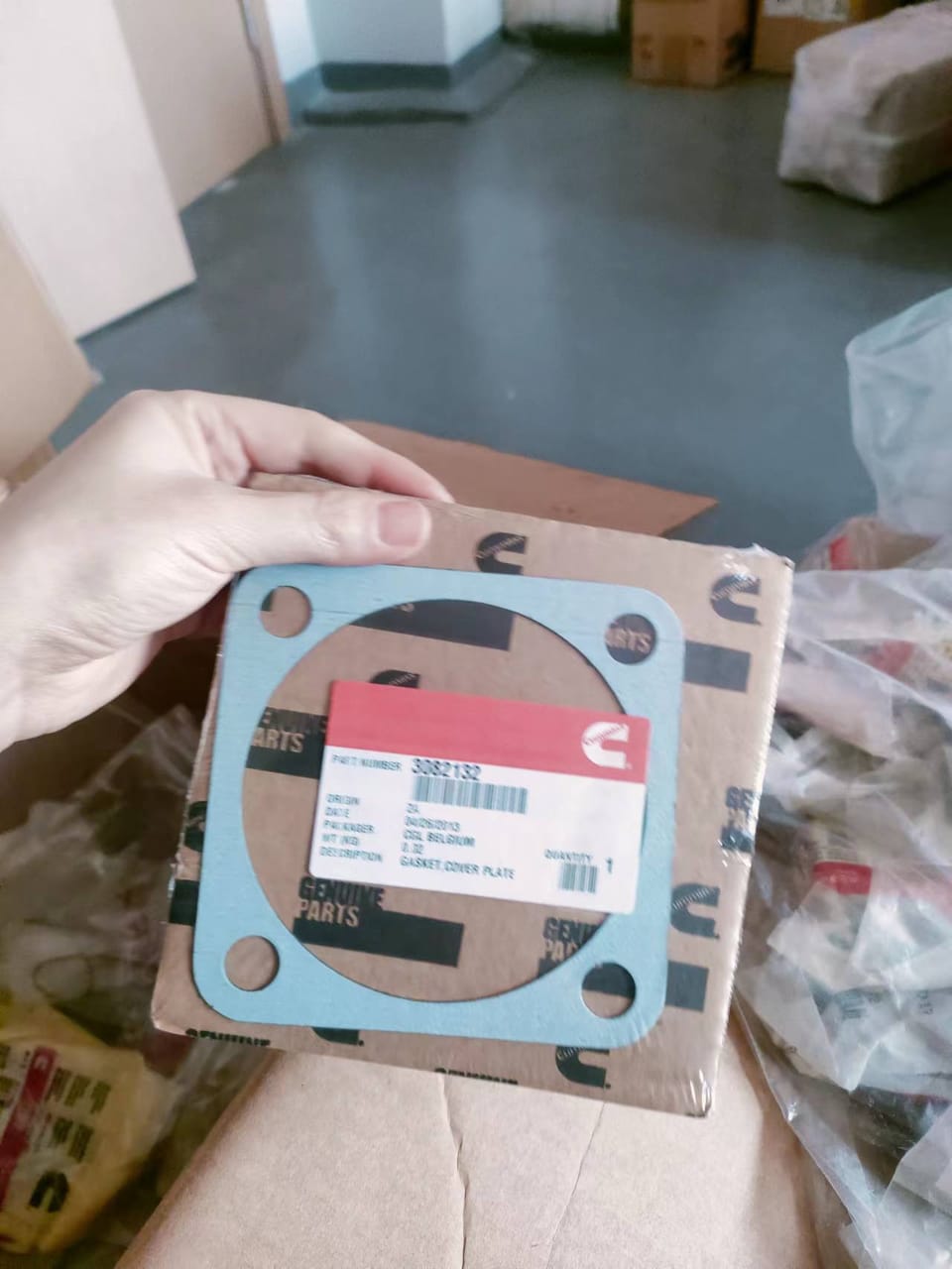 3082132 cover plate gasket