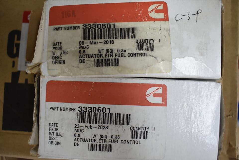 3330601 Electronic fuel control actuator