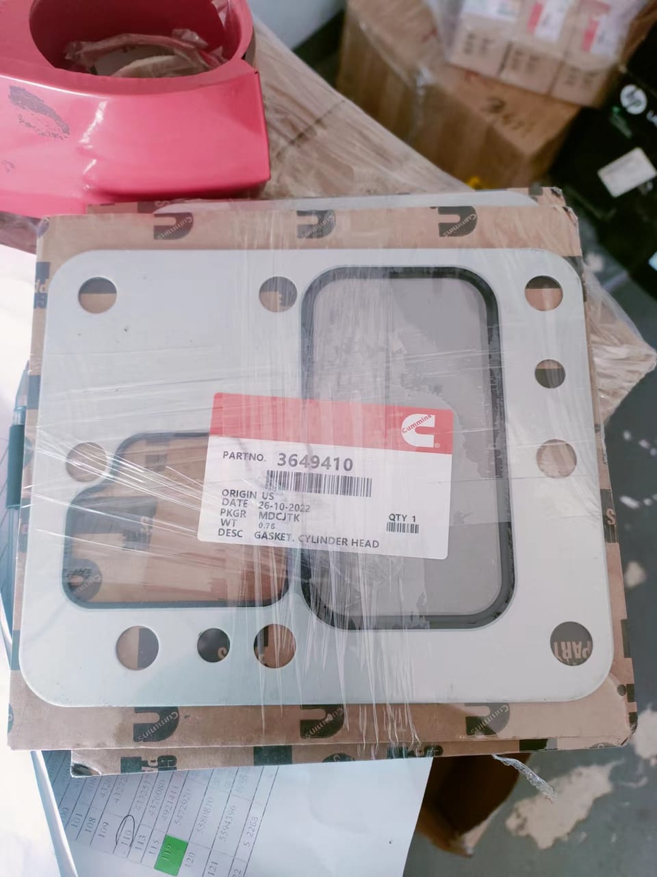 3649410 GASKET.CYLINDER HEAD
