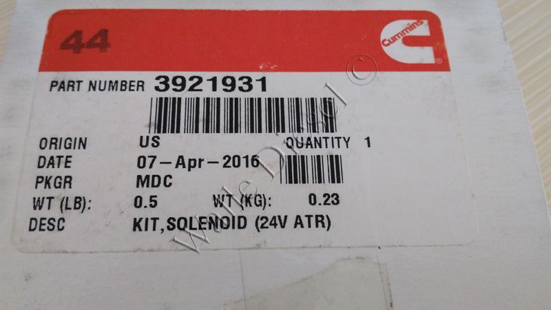 3921931 Solenoid Kit