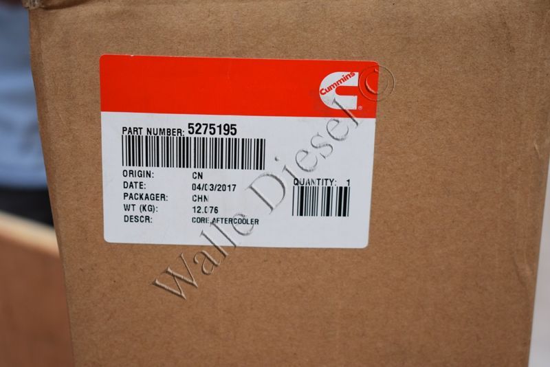 5275195 Aftercooler Core