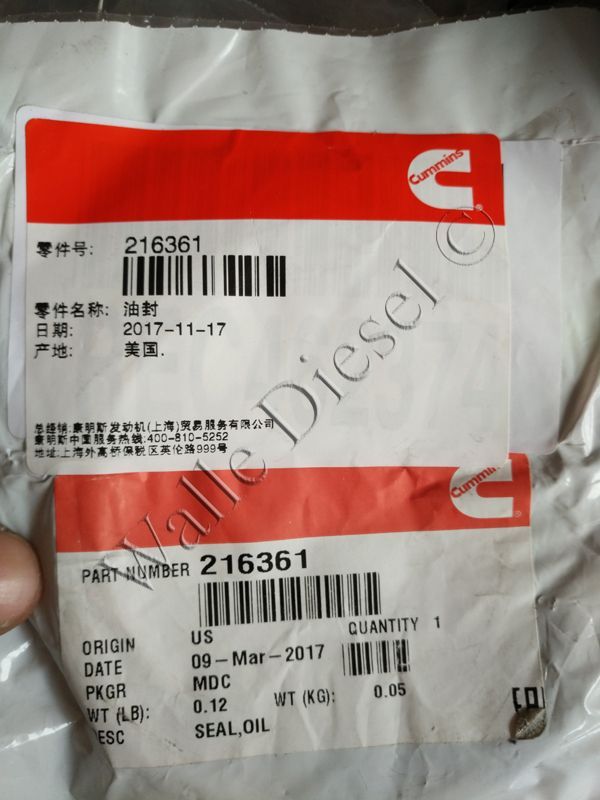 216361 Oil Seal