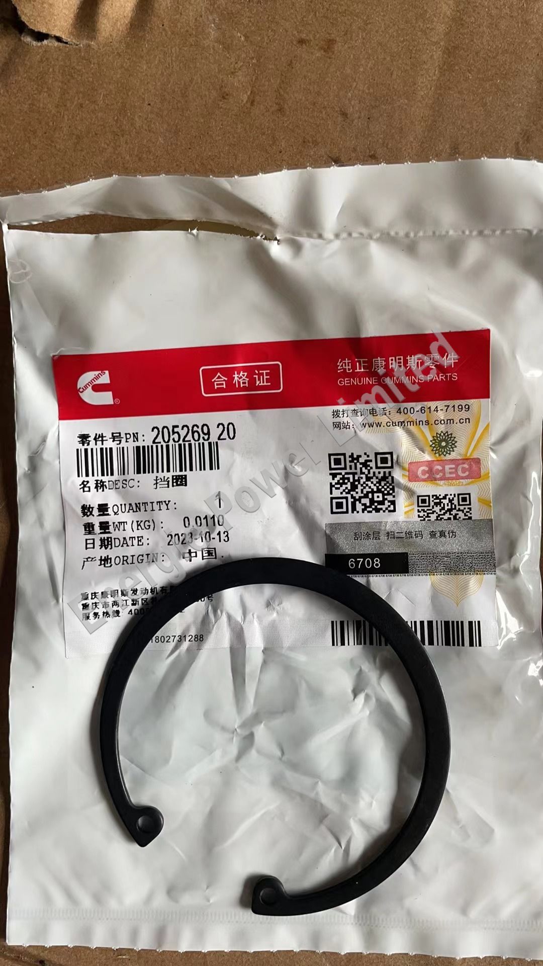 205269 Retaining Ring