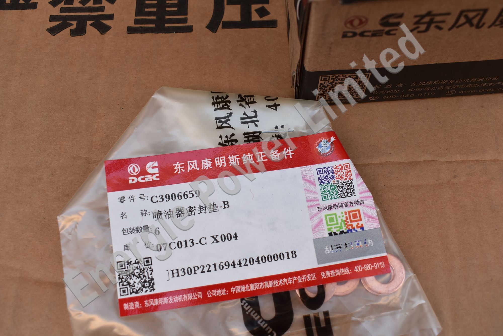 3906659 Injector Seal