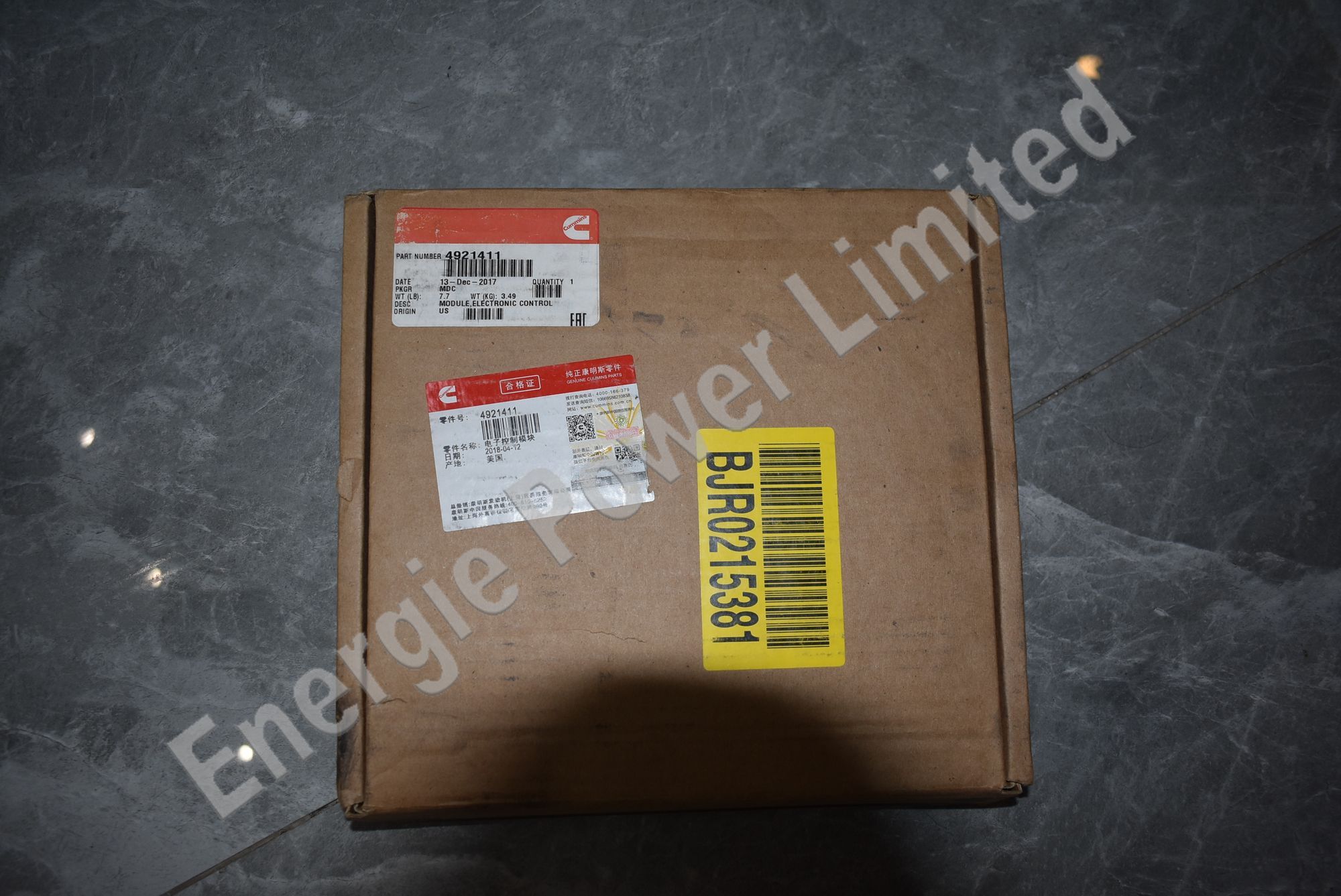 4921411 electronic control